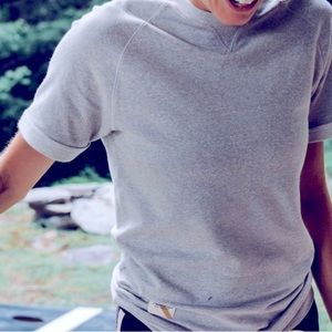 Tracksmith Women’s Terry Tee, Small light blue, EUC